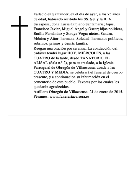Sinforiano Sánchez Crespo