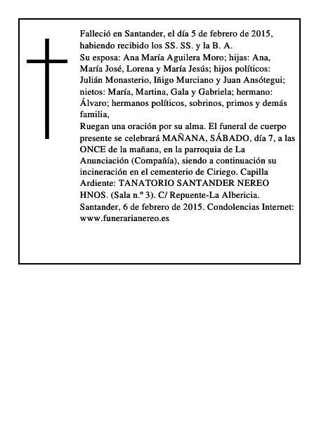 JESUS SAMPERIO ORALLO