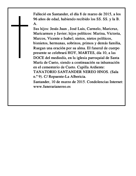 MARICRUZ SALCEDA VADA