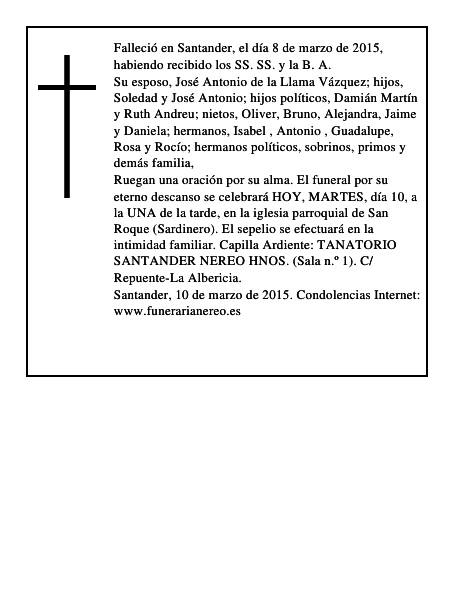 MARIA ANTONIETA BLANCO HERNANDEZ