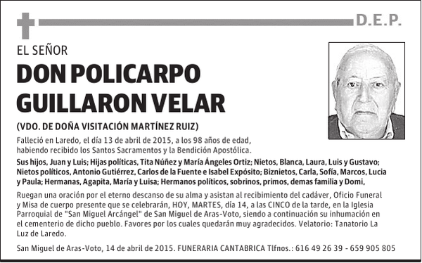 Policarpo Guillaron Velar