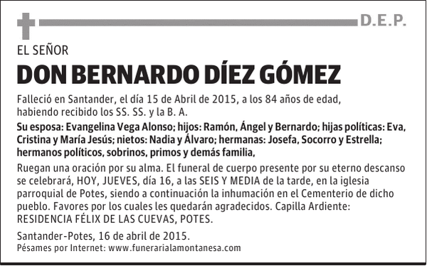 Bernardo Díez Gómez