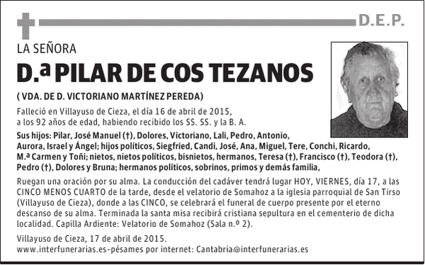 PILAR DE COS TEZANOS
