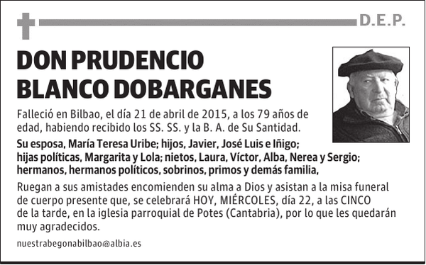 Prudencio Blanco