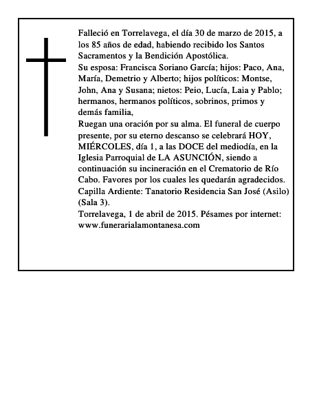 Demetrio Cascón Martínez