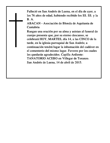 Félix Miguel Ibáñez San Emeterio