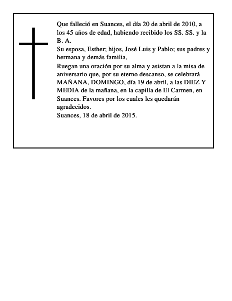 LUIS ANDRÉS BOLADO CRUZ