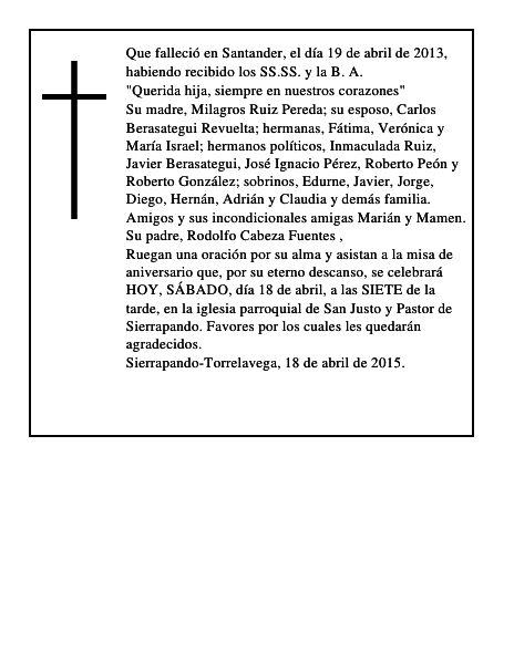 MARÍA LOURDES CABEZA RUIZ