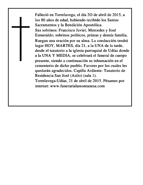 Benigna Fernández Hevia