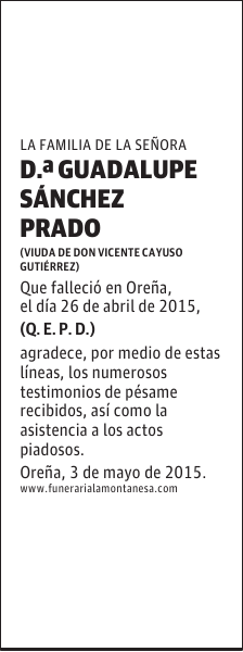 Guadalupe Sánchez Prado