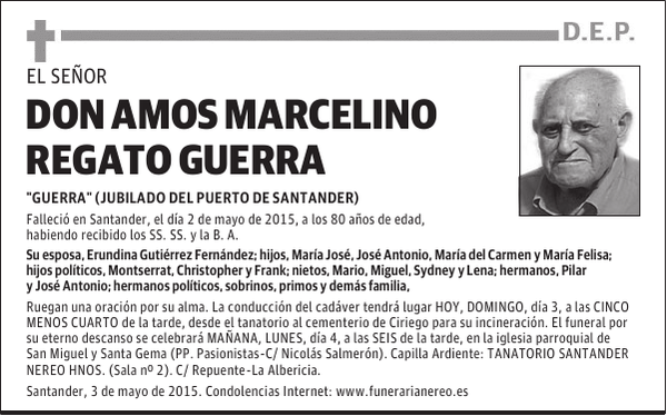 DON AMOS MARCELINO REGATO GUERRA