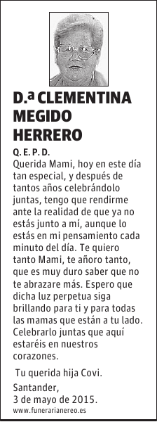 CLEMENTINA MEGIDO HERRERO