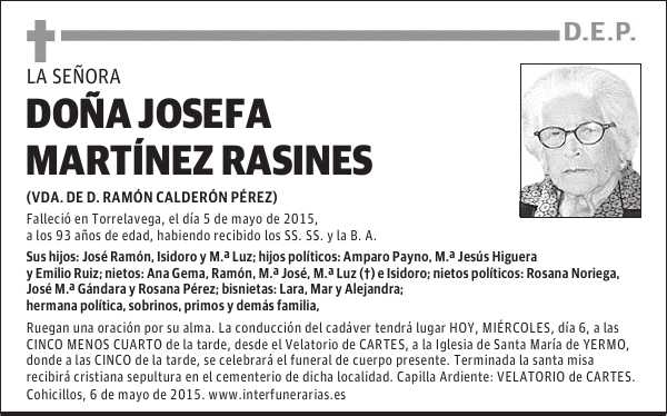 Josefa Martínez Rasines