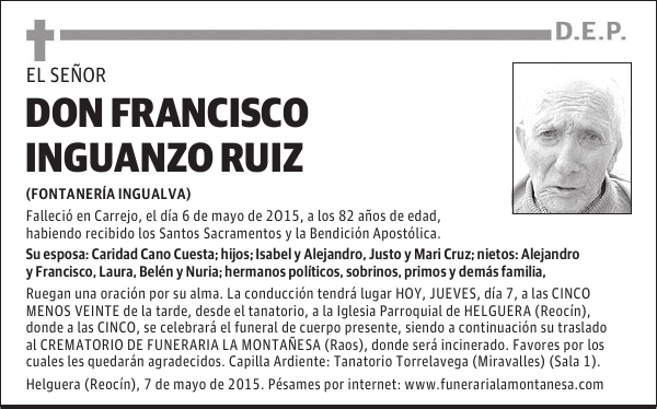 Francisco Inguanzo Ruiz
