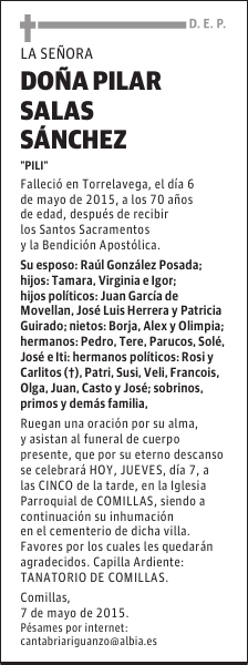 Pilar Salas Sánchez