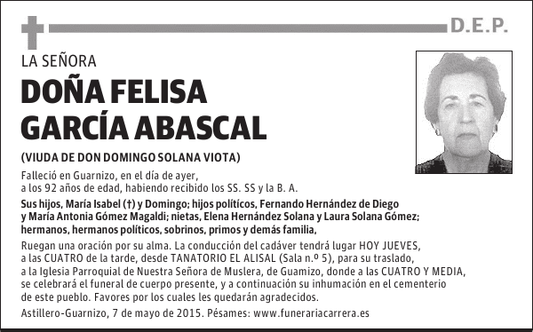 Felisa García Abascal
