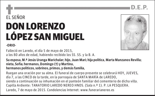 Lorenzo López San Miguel