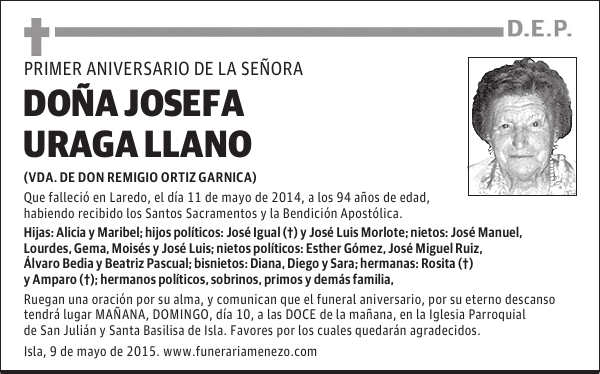 Josefa Uraga Llano
