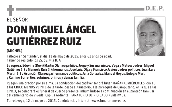 MIGUEL ANGEL GUTIERREZ RUIZ