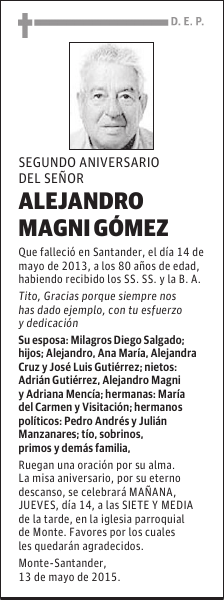 Alejandro Magni Gómez