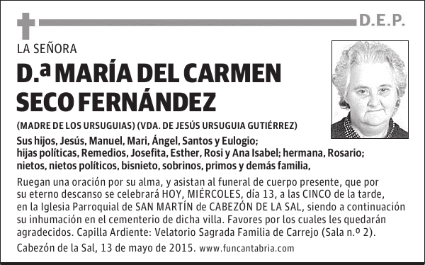 M.ª del Carmen Seco Fernández