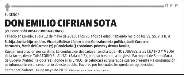 Emilio Cifrian Sota