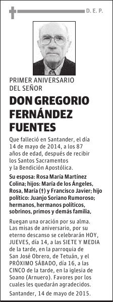 Gregorio Fernández Fyentes