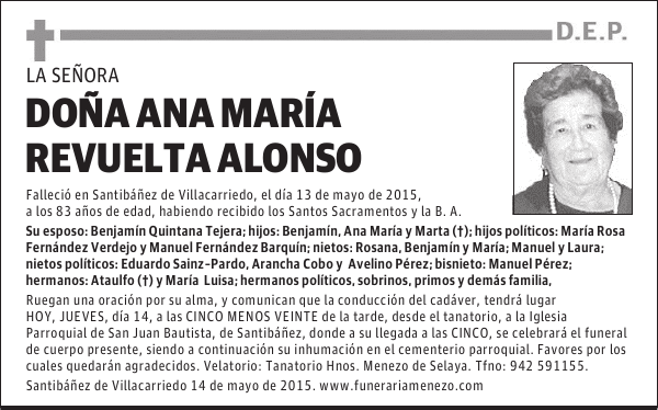 Ana María Revuelta Alonso