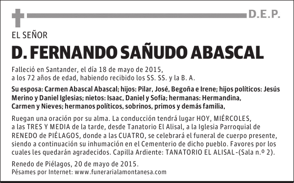 Fernando Sañudo Abascal