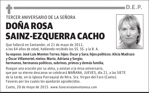 Rosa Sainz-Ezquerra Cacho