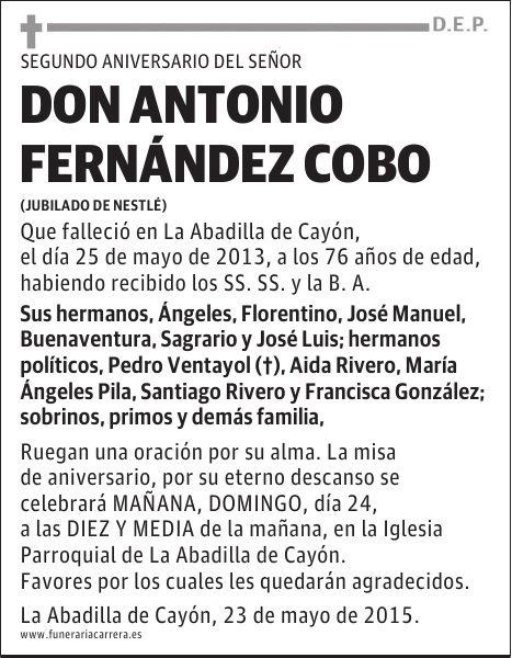 Antonio Fernández Cobo
