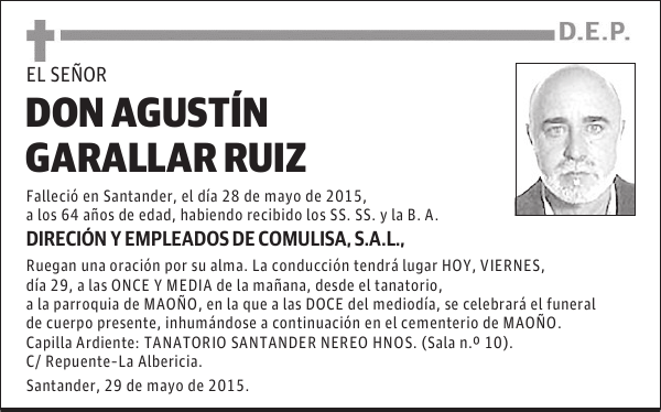 Agustín Garallar Ruiz