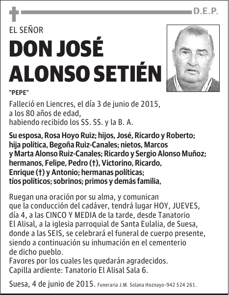 José Alonso Setién