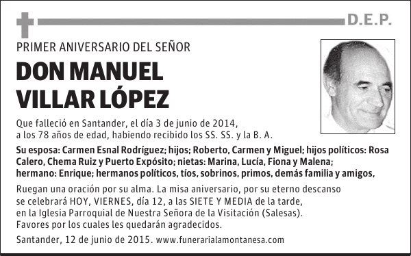 Manuel Villar López
