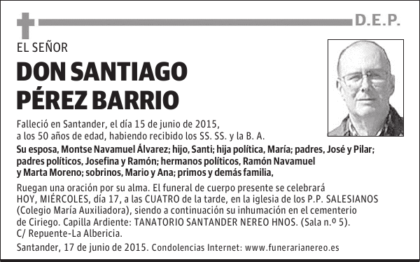Santiago Pérez Barrio