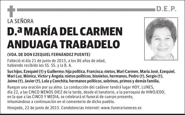María del Carmen Anduaga Trabadelo