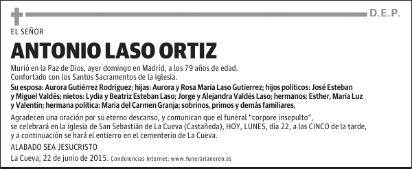 Antonio Laso Ortiz