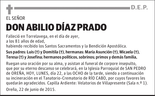 Abilio Díaz Prado