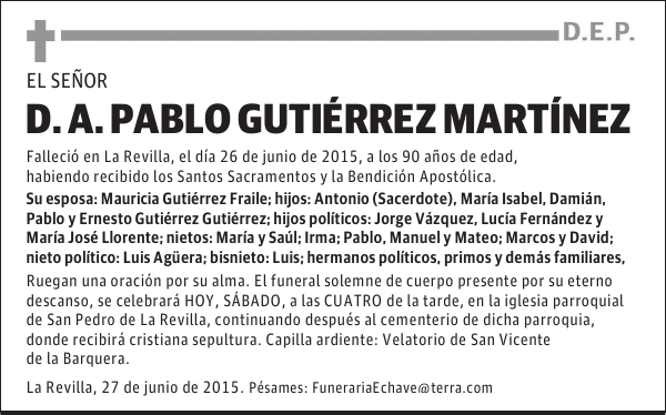 A. PABLO GUTIÉRREZ MARTÍNEZ
