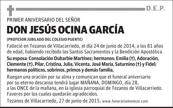JESÚS OCINA GARCÍA