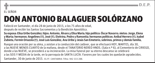 Antonio Balaguer Solórzano