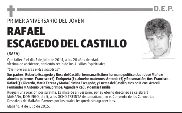 Rafael Escagedo del Castillo