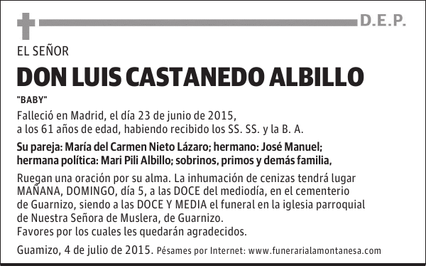 Luis Castanedo Albillo