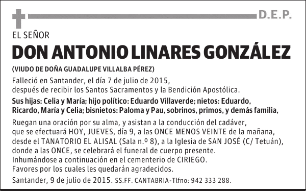 Antonio Linares González