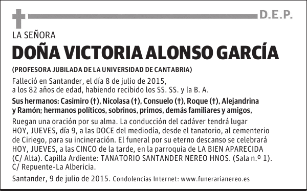 Victoria Alonso García