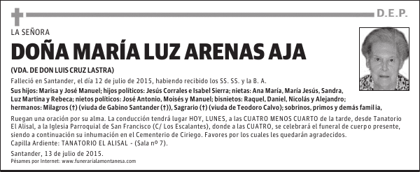 María Luz Arenas Aja