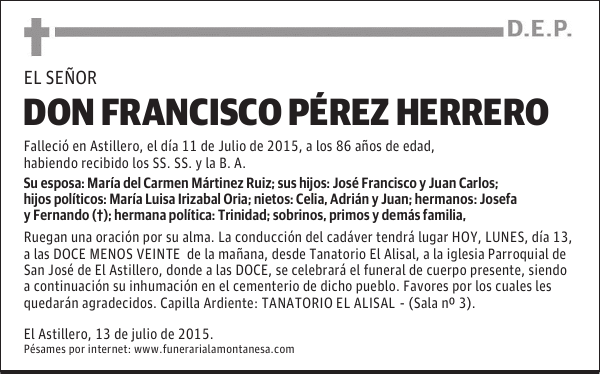 Francisco Pérez Herrero