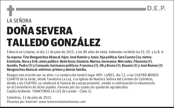 Severa Talledo González