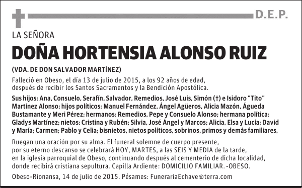 Hortensia Alonso Ruiz