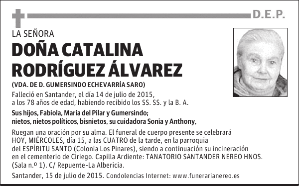 Catalina Rodríguez Álvarez